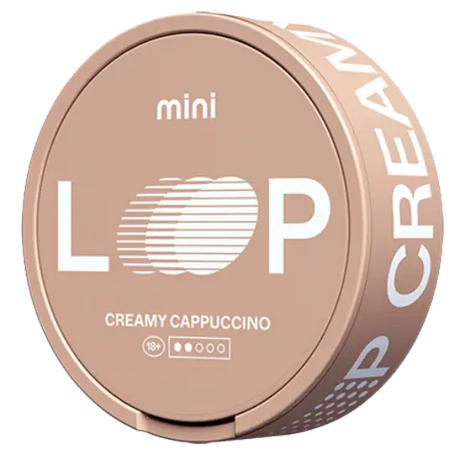 Loop Creamy Cappuccino Mini nicotine pouches