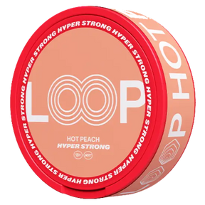 Loop Hot Peach Hyper Strong nicotine pouches