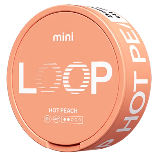 Loop Hot Peach Mini nicotine pouches