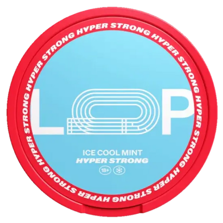 Loop Ice Cool Mint Hyper Strong nicotine pouches