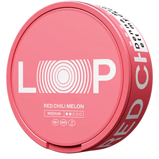 Loop Red Chili Melon Medium nicotine pouches