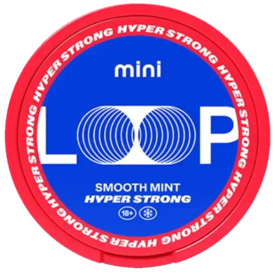 Loop Smooth Mint Mini Hyper Strong nicotine pouches