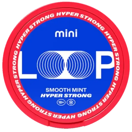Loop Smooth Mint Mini Hyper Strong nicotine pouches