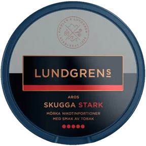 Lundgrens Aros Skugga Stark nicotine pouches