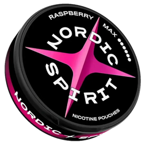 Nordic Spirit Raspberry Max nicotine pouches