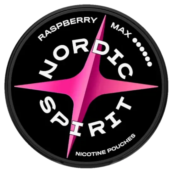 Nordic Spirit Raspberry Max nicotine pouches