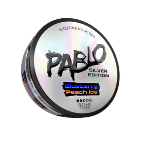 Pablo Silver Blueberry Peach Ice nicotine pouches