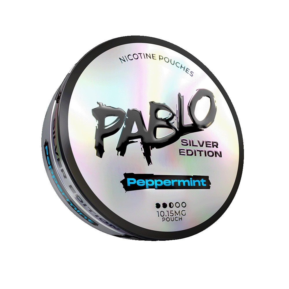 Pablo Silver Peppermint nicotine pouches
