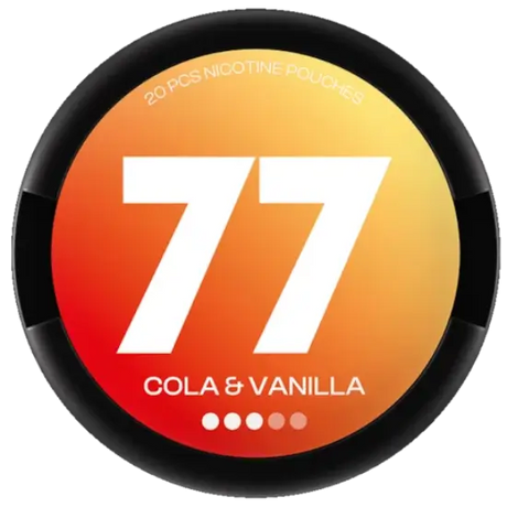 77 Cola Vanilla Medium nicotine pouches