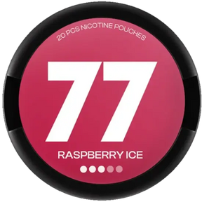 77 Raspberry Ice Medium nicotine pouches
