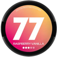 77 Raspberry Vanilla Medium nicotine pouches