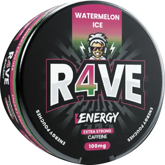 Rave Energy Watermelon Ice caffeine pouches