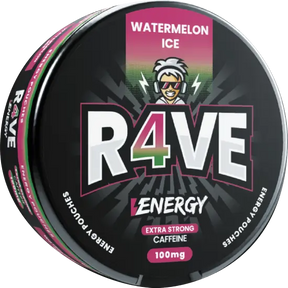 Rave Energy Watermelon Ice caffeine pouches