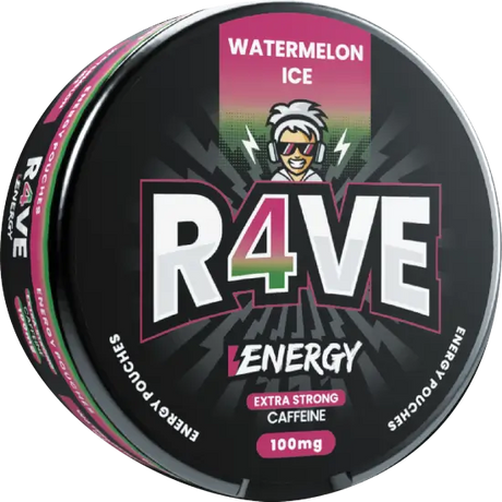 Rave Energy Watermelon Ice caffeine pouches