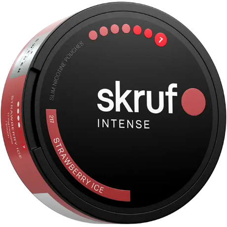 Skruf Intense Strawberry Ice S7 nicotine pouches