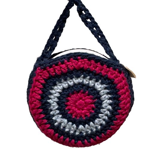 SLEM handmade wool snus can bag in dark blue