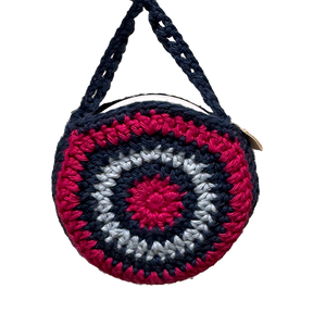 SLEM handmade wool snus can bag in dark blue