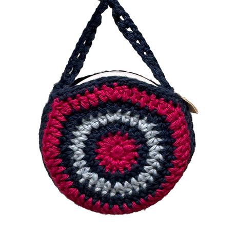 SLEM handmade wool snus can bag in dark blue