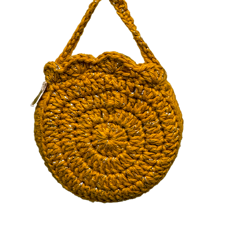 SLEM handmade wool snus can bag in gold
