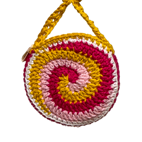 SLEM handmade wool snus can bag in spiral design