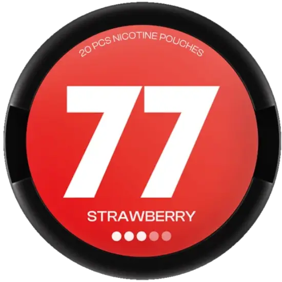 77 Strawberry Medium nicotine pouches