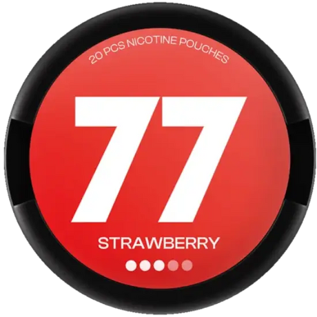 77 Strawberry Medium nicotine pouches