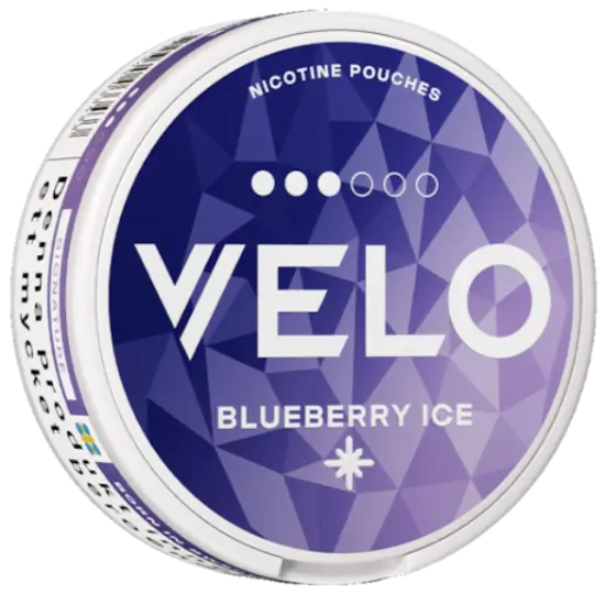 VELO Blueberry Ice nicotine pouches