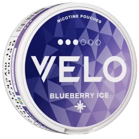 VELO Blueberry Ice nicotine pouches