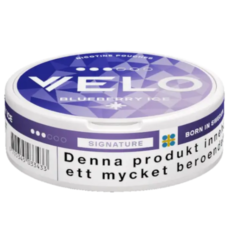 VELO Blueberry Ice nicotine pouches
