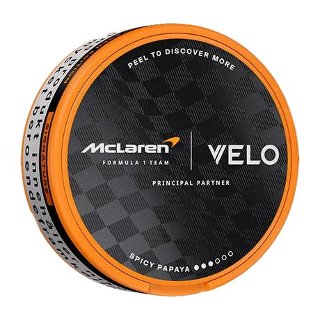 Velo McLaren Spicy Papaya nicotine pouches