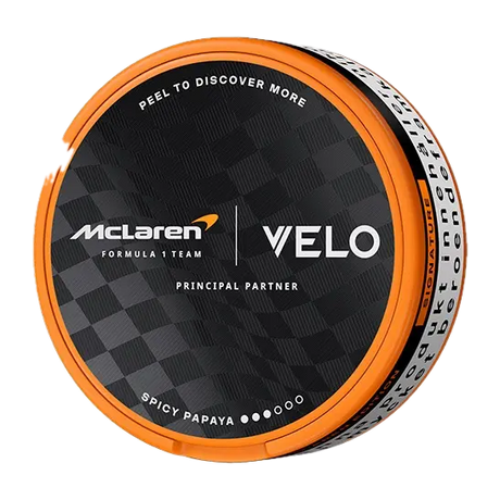 Velo McLaren Spicy Papaya nicotine pouches