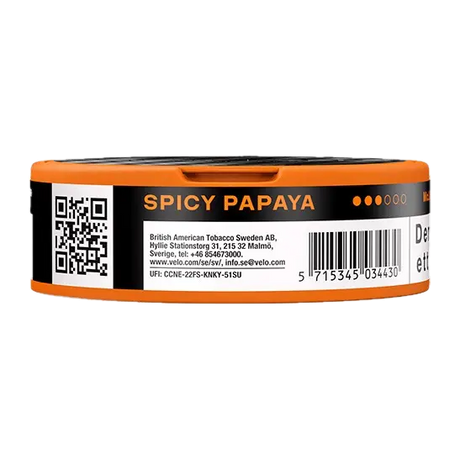 Velo McLaren Spicy Papaya nicotine pouches