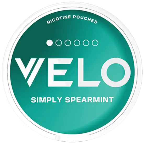 Velo Simply Spearmint Mini nicotine pouches can