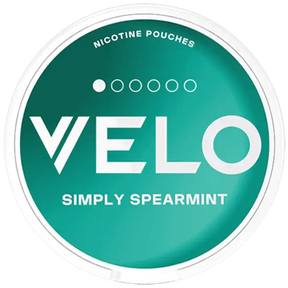 Velo Simply Spearmint Mini nicotine pouches can