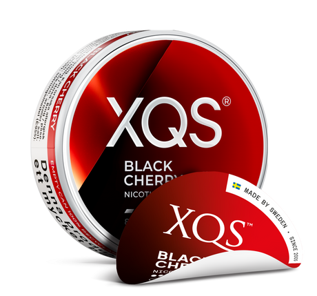 XQS Black Cherry Strong nicotine pouches
