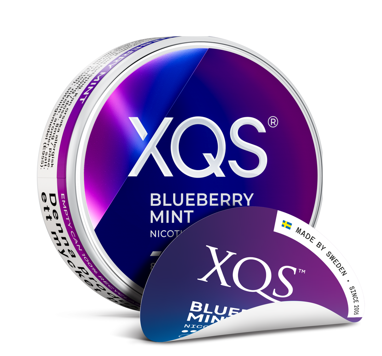 XQS Blueberry Mint Strong nicotine pouches