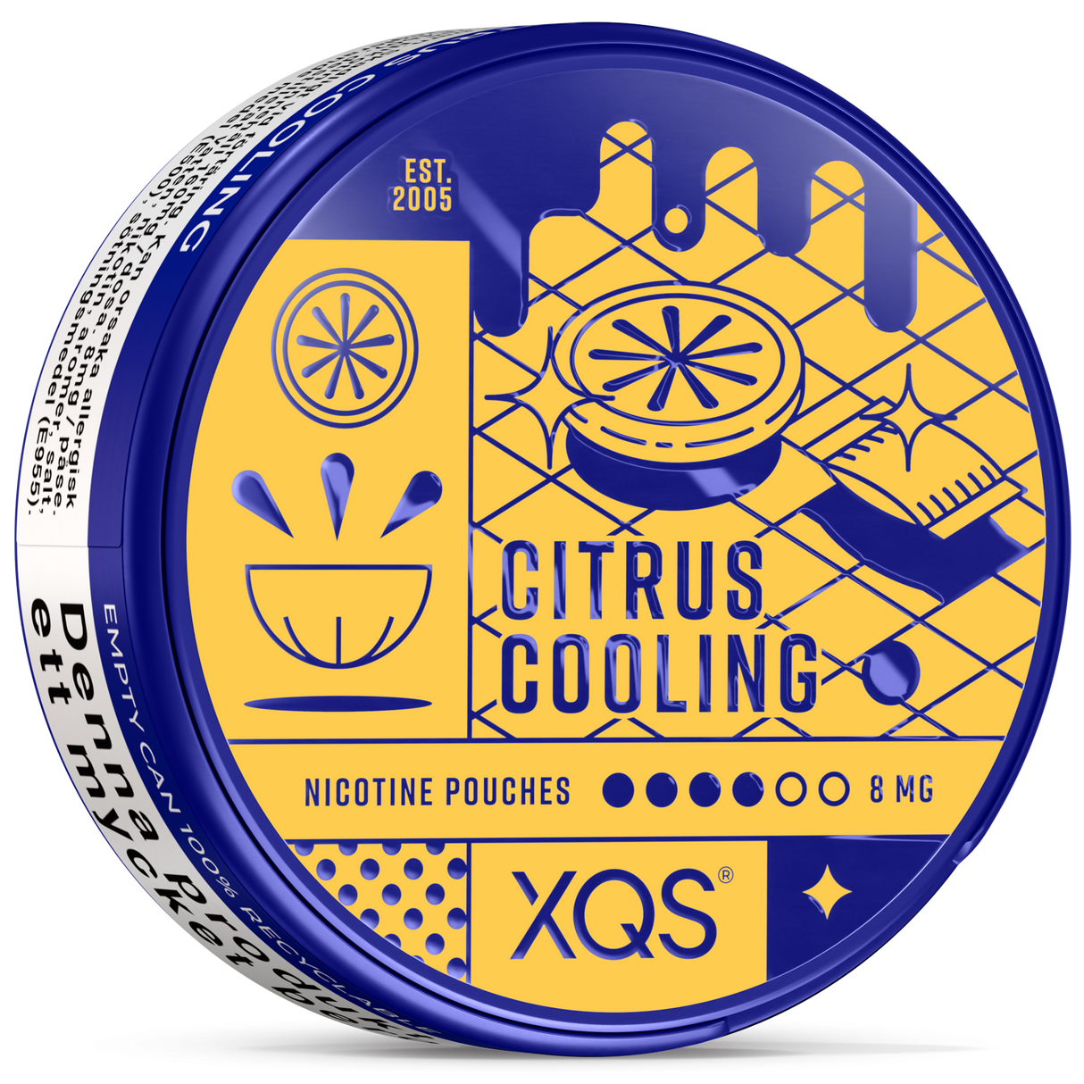 XQS Citrus Cooling Strong nicotine pouches