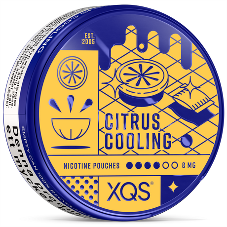 XQS Citrus Cooling Strong nicotine pouches