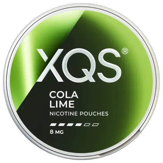 XQS Cola Lime nicotine pouches