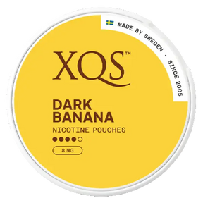 XQS Dark Banana Strong nicotine pouches