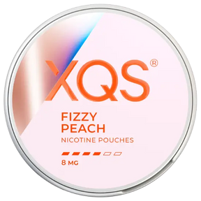 XQS Fizzy Peach Strong nicotine pouches