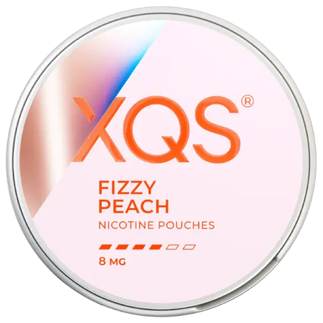 XQS Fizzy Peach Strong nicotine pouches