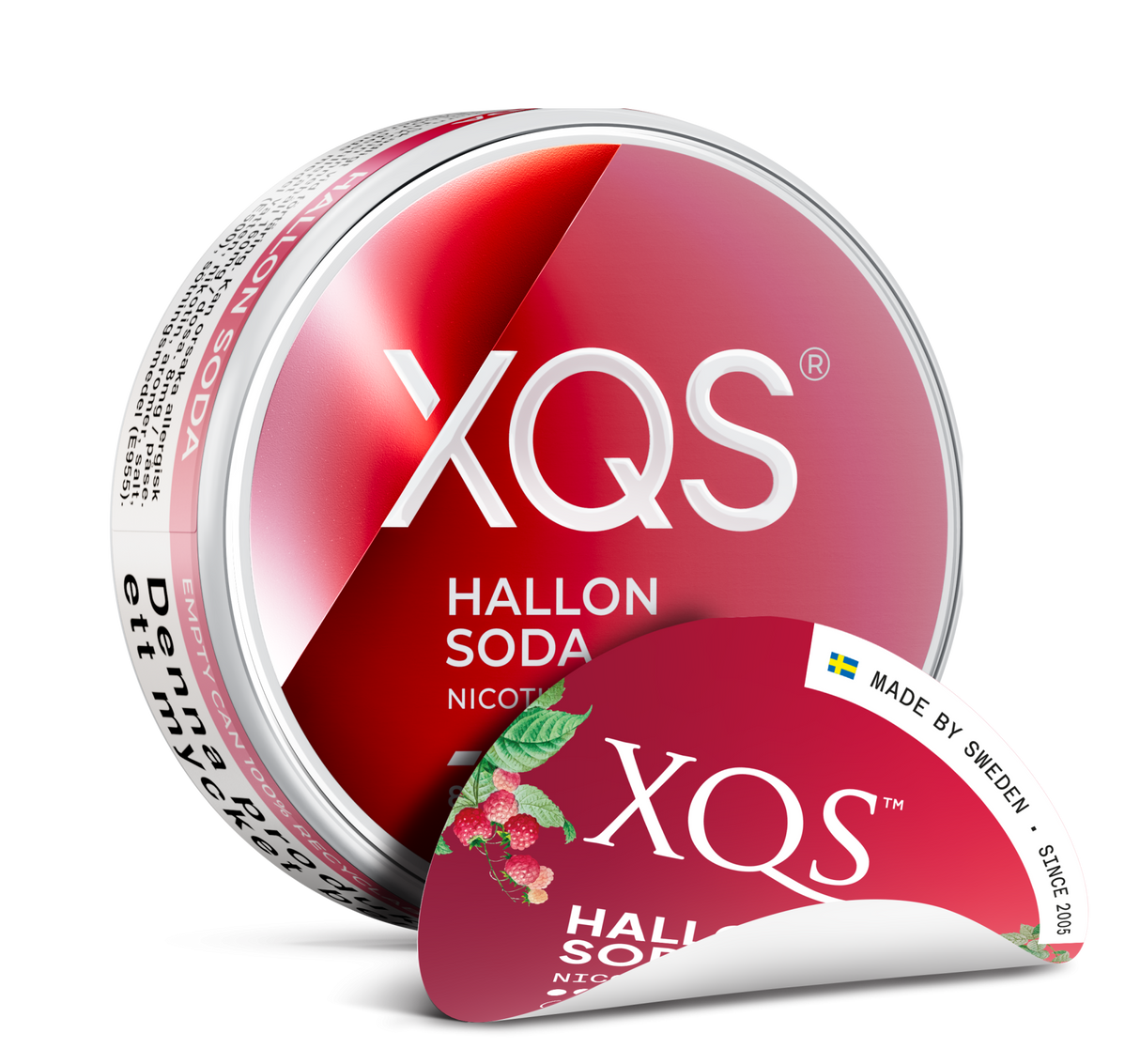 XQS Hallon Soda Strong nicotine pouches