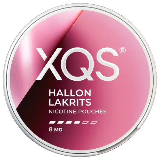 XQS Raspberry Liquorice Strong nicotine pouches