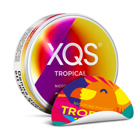 XQS Tropical Strong nicotine pouches