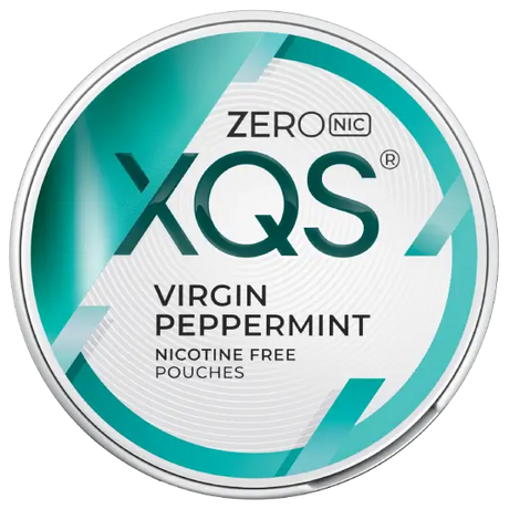 XQS Zero Virgin Peppermint nicotine-free pouches