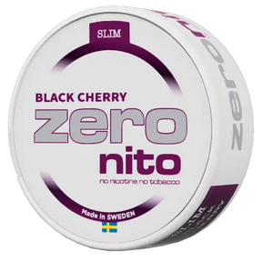 Zeronito Black Cherry Slim nicotine-free pouches