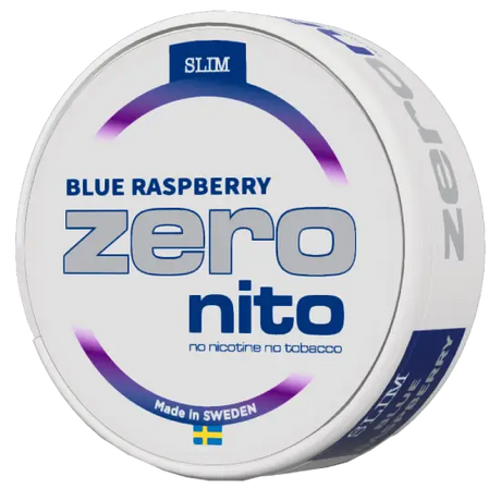 Zeronito Blue Raspberry Slim nicotine-free pouches