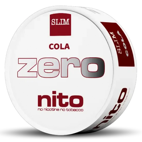 Zeronito Cola Slim nicotine-free pouches