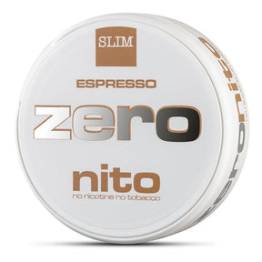 Zeronito Espresso Slim nicotine-free pouches